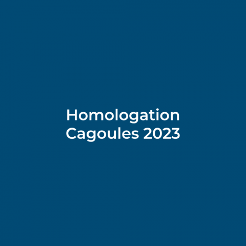 homologation cagoules 2023