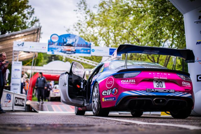 Alpine 110 de dos au Rallye Charbonnière