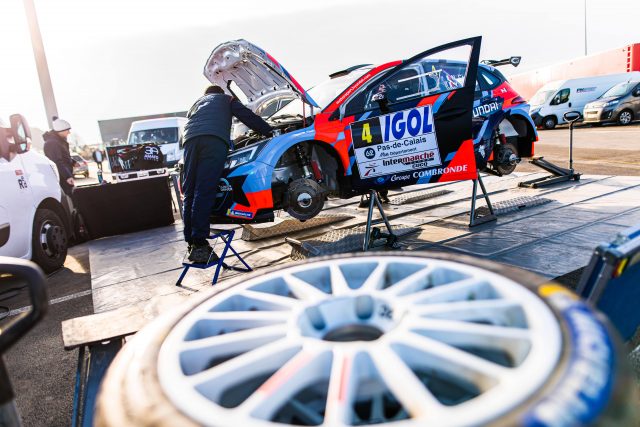 Préparation voiture Nicolas Ciamin Rallye du Touquet 2022