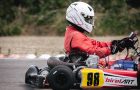 Karting vu de profil