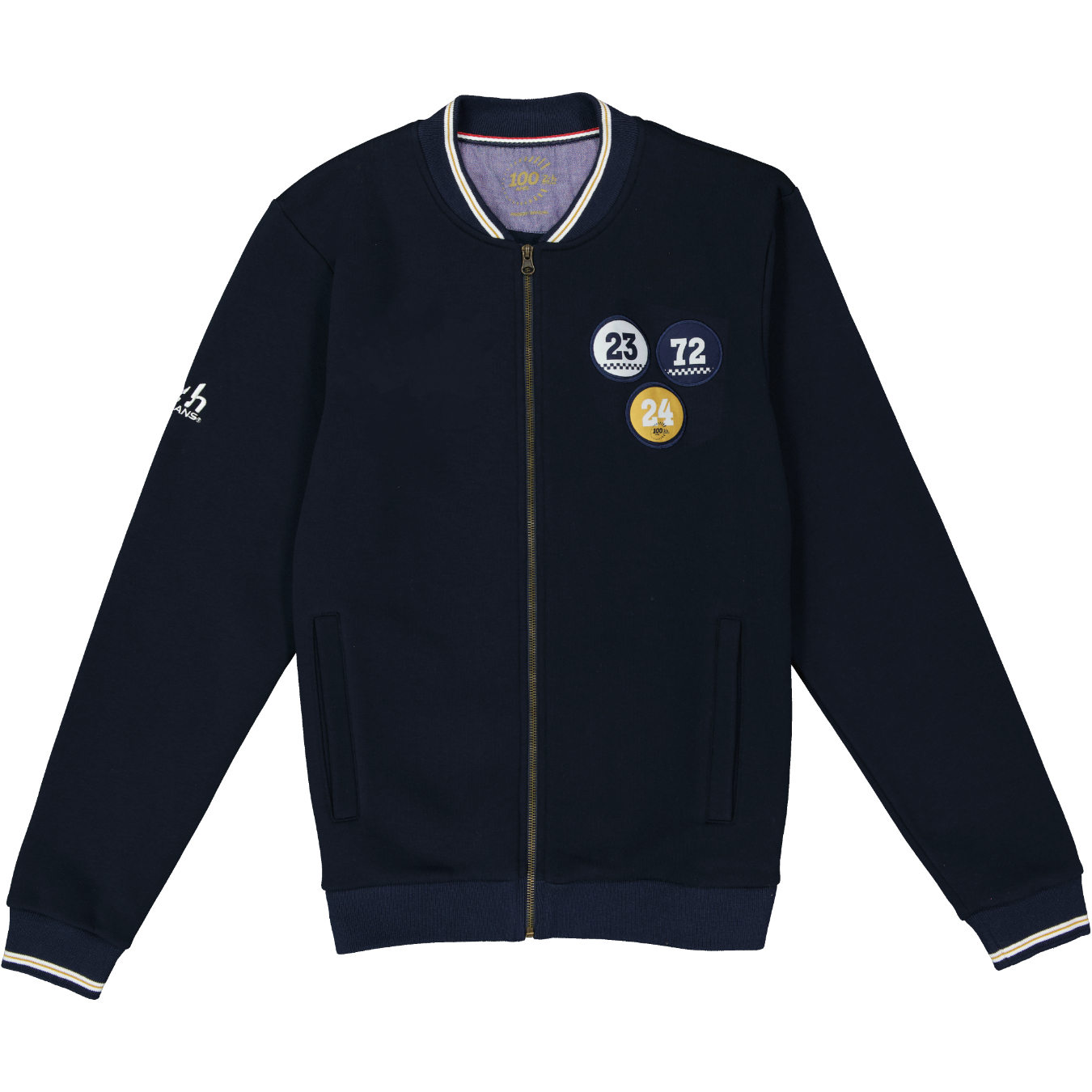 Veste Zippée 24H DU MANS Century Numbers Bleu pour homme