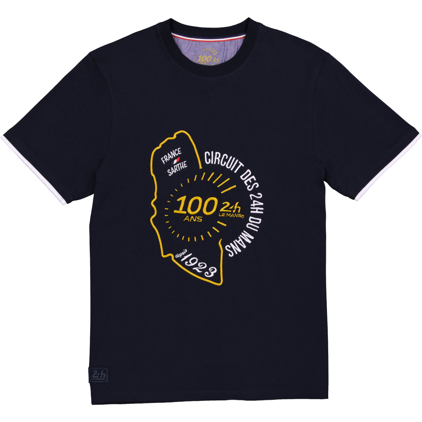 T-shirt 24H DU MANS Century Premium bleu pour homme