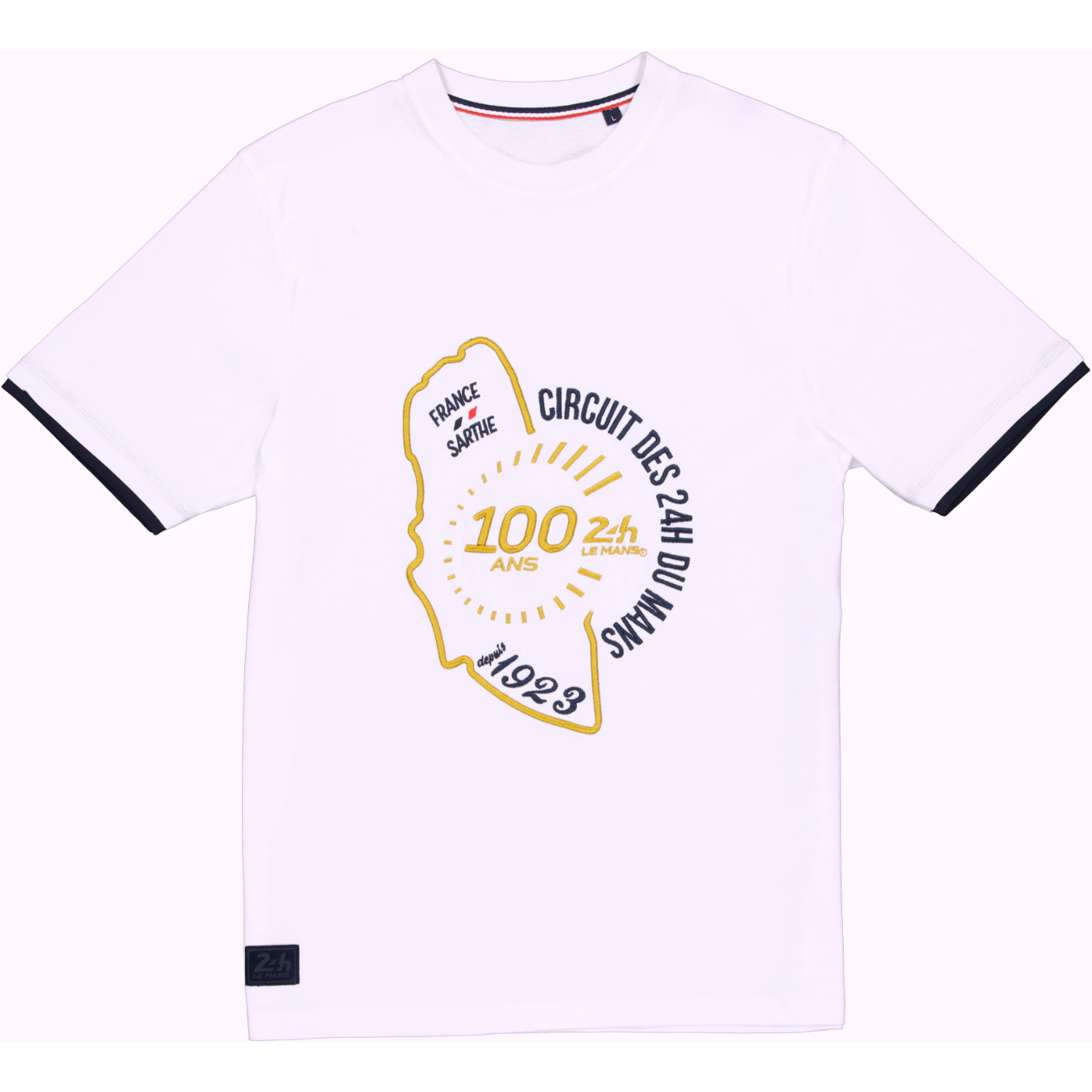 T-shirt 24H DU MANS Century Premium blanc pour homme