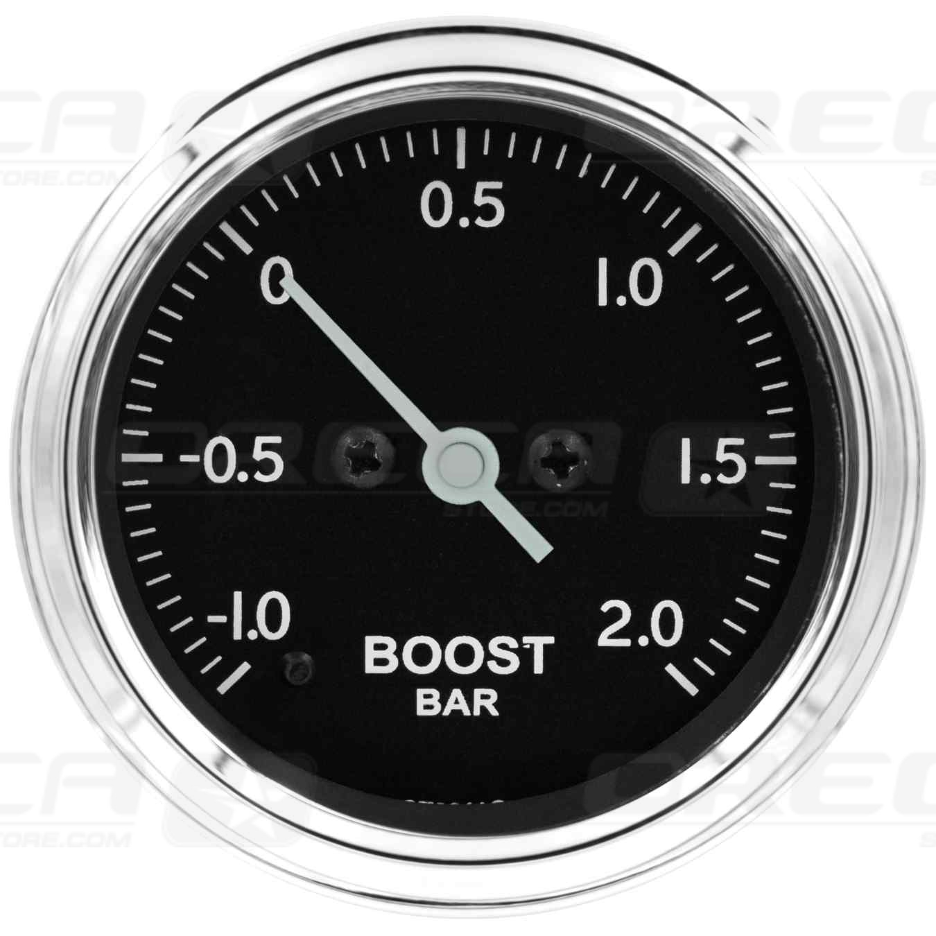 Manomètre classic pression turbo -1-+2 BAR 52mm Noir Électrique, moteur pas à pas STACK 726ST3311C