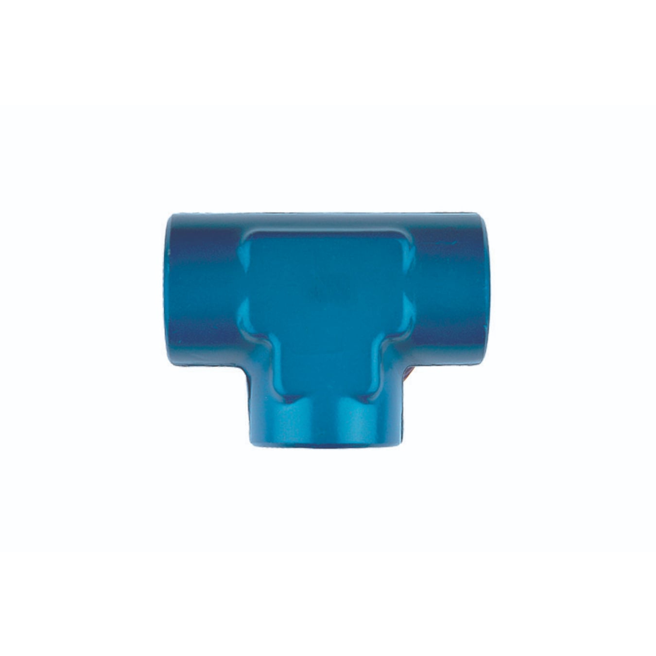 Adaptateur GOODRIDGE AN938 Té Femelle 1 1/16 JIC X 12 en Alu Bleu