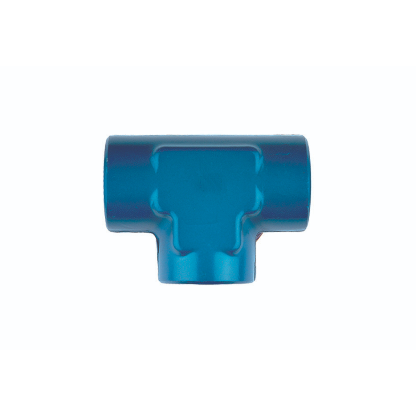 Adaptateur GOODRIDGE AN938 Té Femelle 9/16 JIC X 18 en Alu Bleu