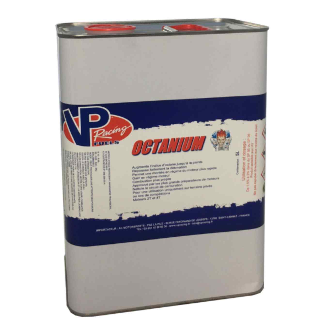 Additif de carburant VP Racing Octanium 5L