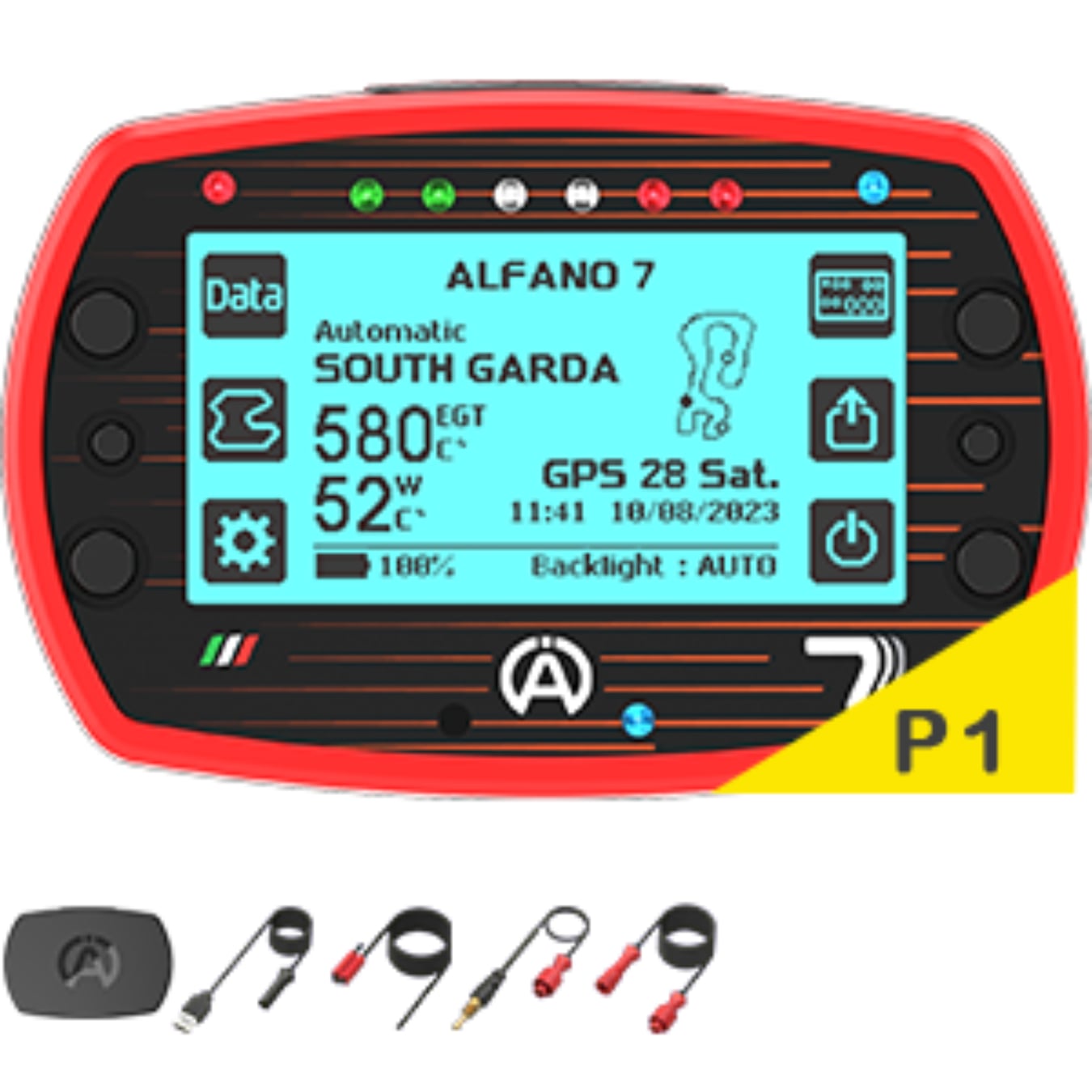 Alfano 7 1T + sonde température eau + rallonge 135cm (PACK1) ALF1075PACK1