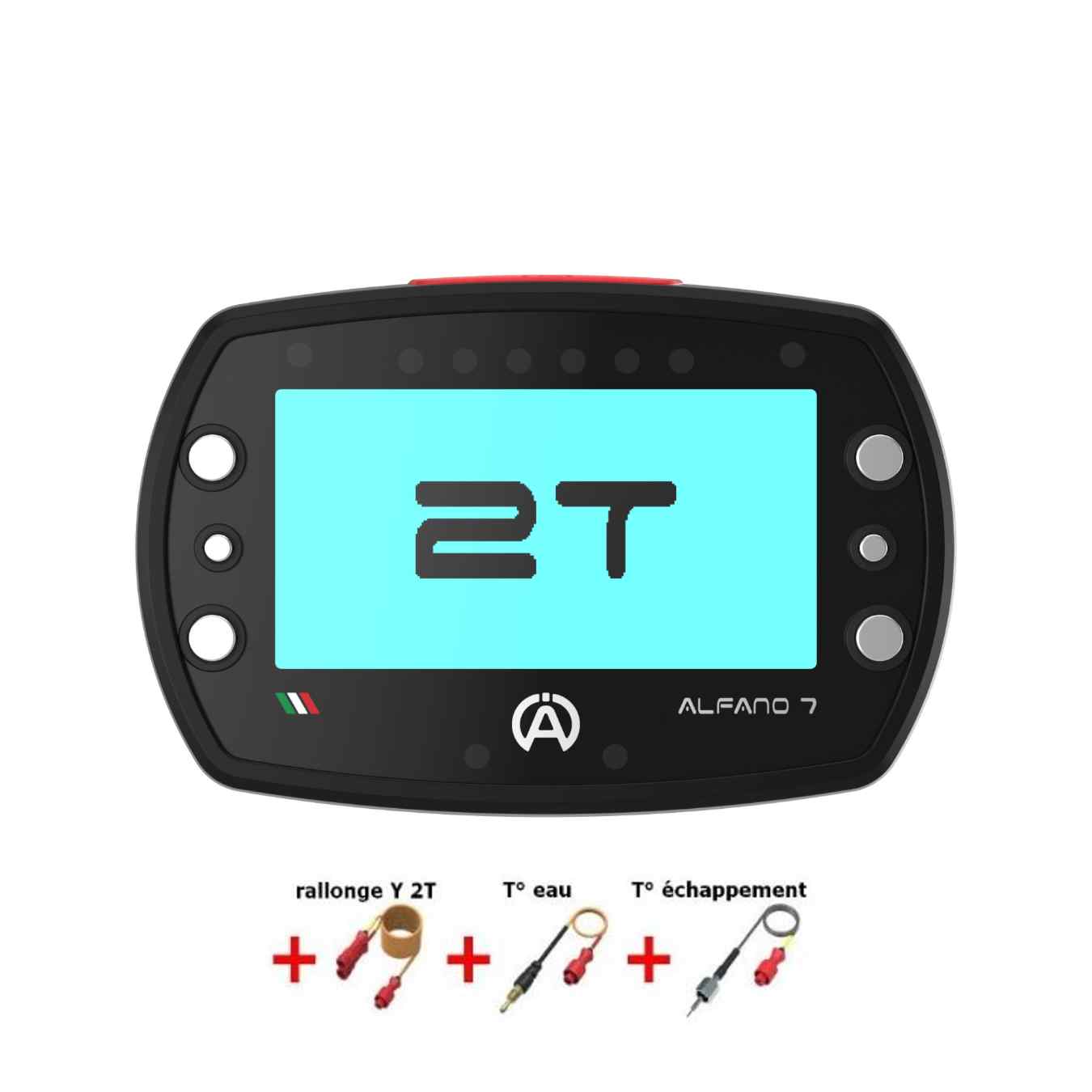 Alfano 7 2T + sonde température eau + échappement + rallonge 135cm (PACK4) ALF1080PACK4