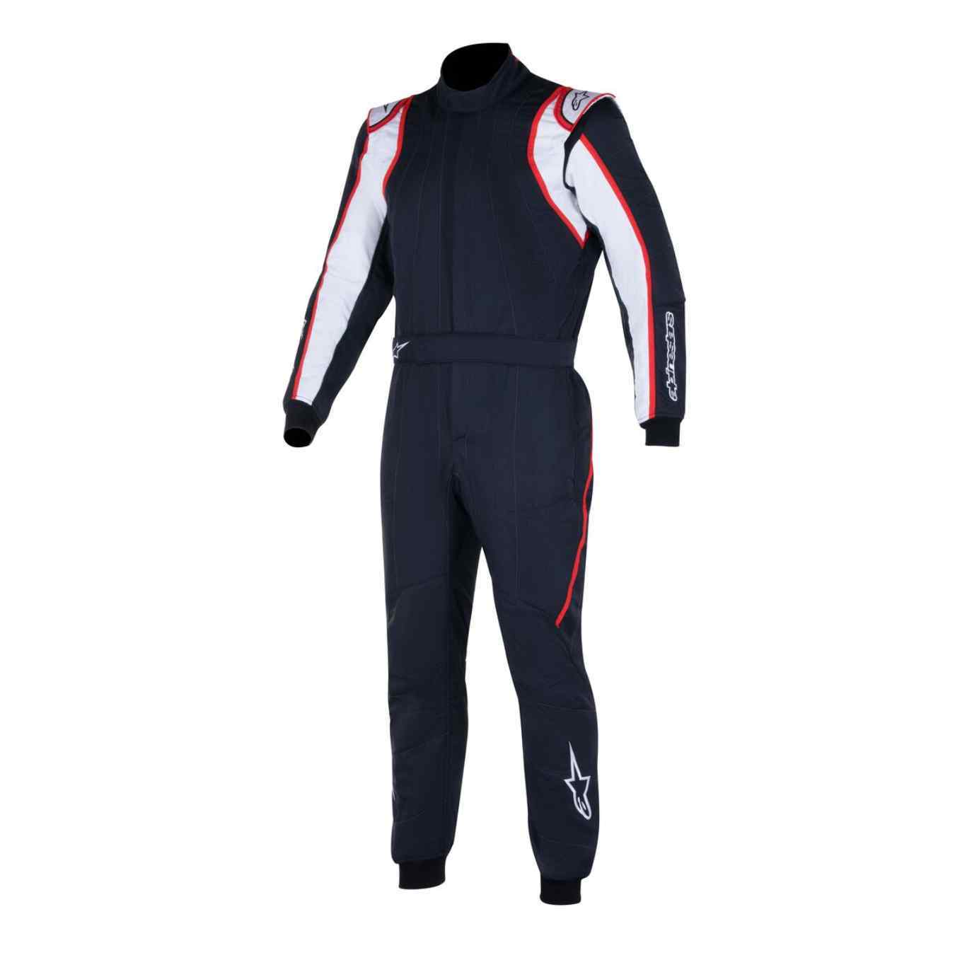 Combinaison ALPINESTARS GP RACE V2 FIA 8856 2018 Noir Blanc Rouge