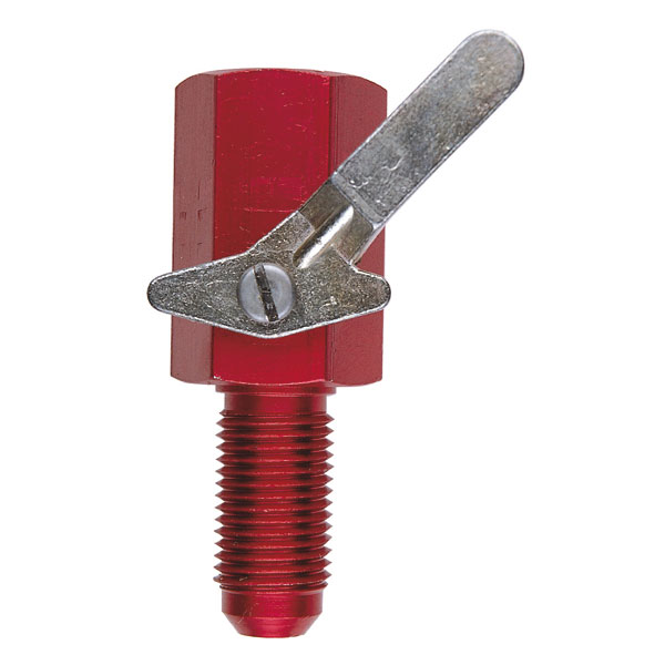 Robinet d'essence aluminium M9/16UNF F3/8NPTF