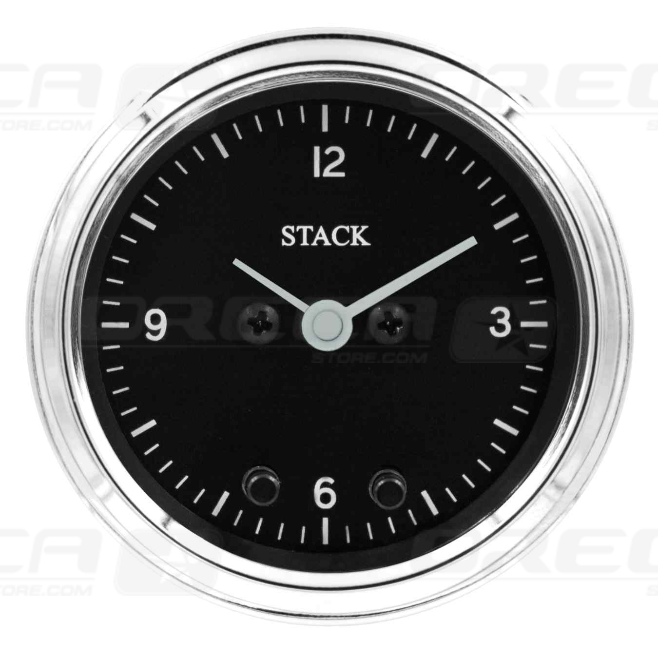Horloge classic 12H 52mm Noir Électrique, moteur pas à pas STACK 726ST3317C