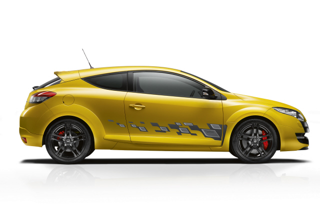 Sticker damier gris anthracite pour Megane III R.S.