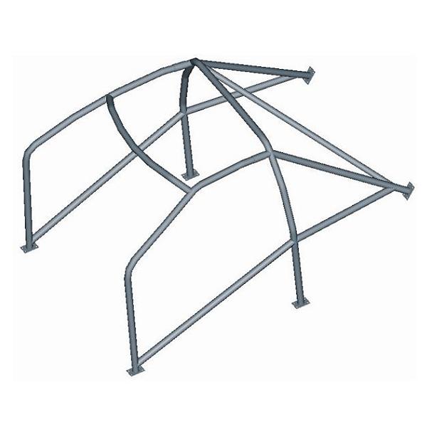 Arceau OMP pour CITROEN Saxo 1996> ou PEUGEOT 106 1991> multipoints à souder