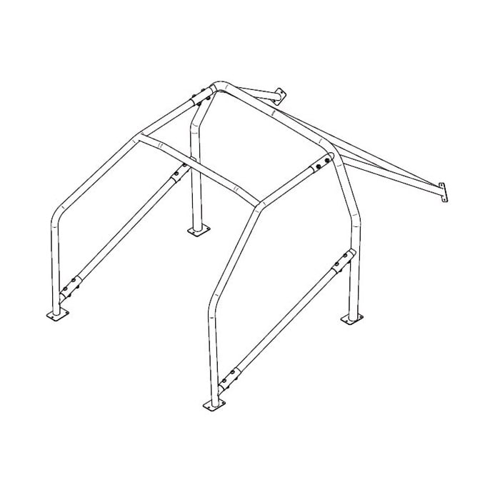 Arceau SASSA pour PEUGEOT 106 Rallye 3 portes 6 points à boulonner