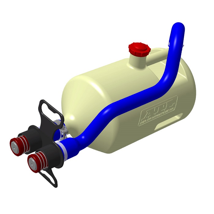 Bidon de remplissage ATL 1.5'' double vanne droit 25 L