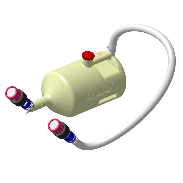 Bidon de remplissage ATL 2'' double vanne séparée 135° de 25 L