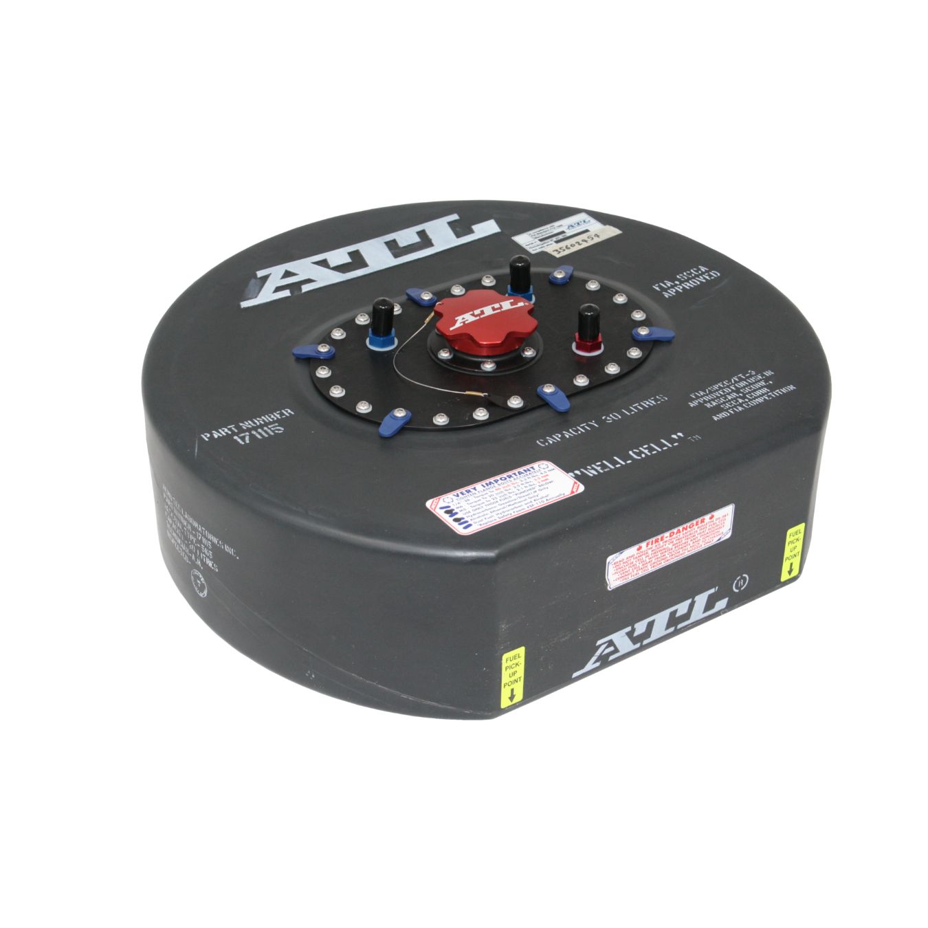 Réservoir ATL pour emplacement roue de secours avec platine 30L Ø550 mm x H160 mm