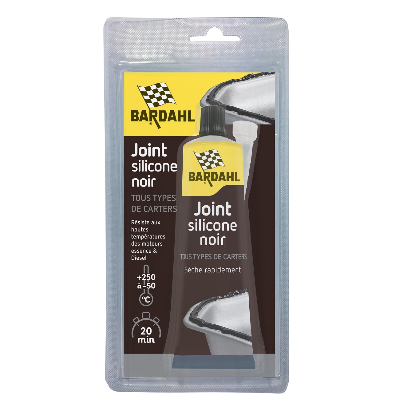 Joint silicone noir BARDAHL 90g