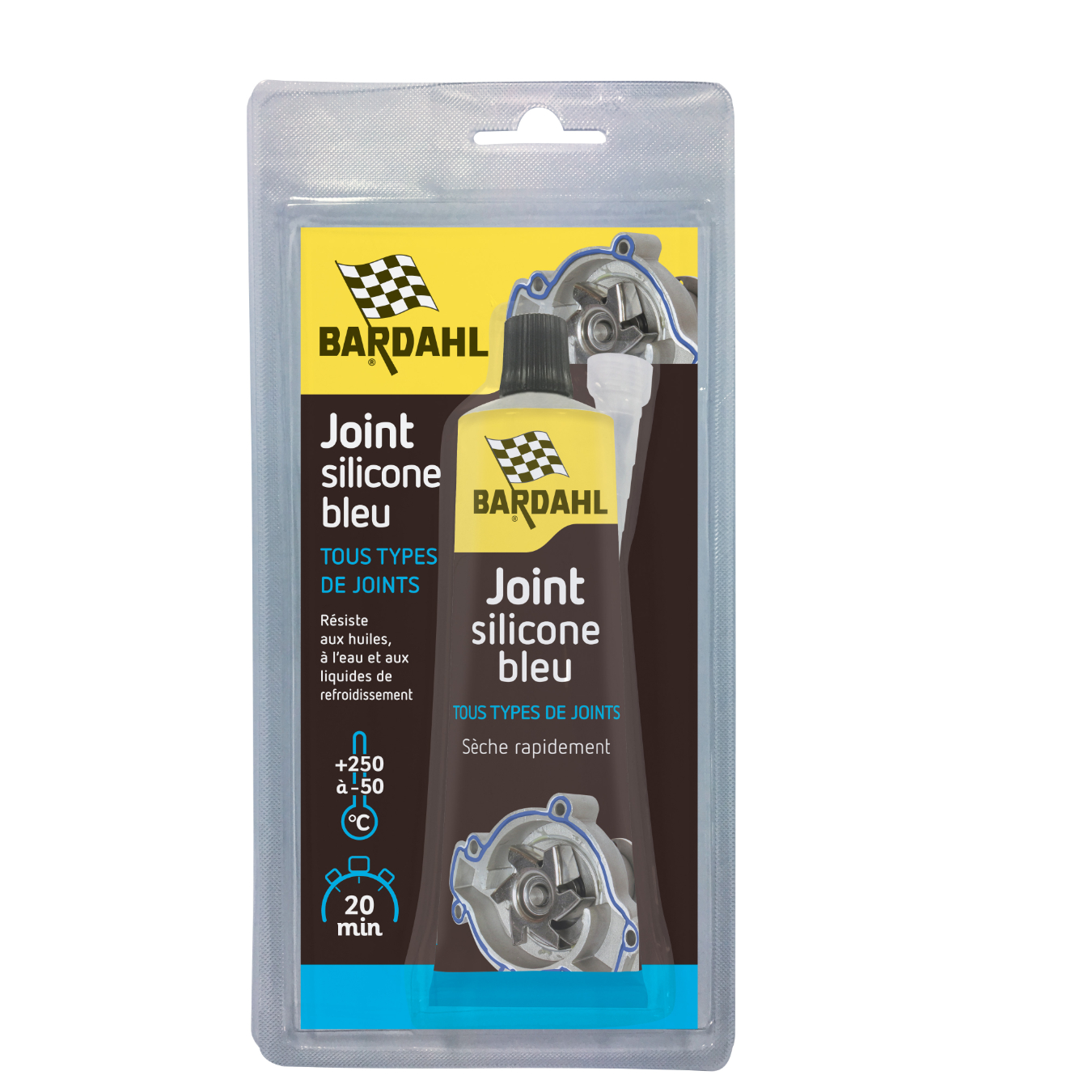 Joint silicone bleu BARDAHL 90g