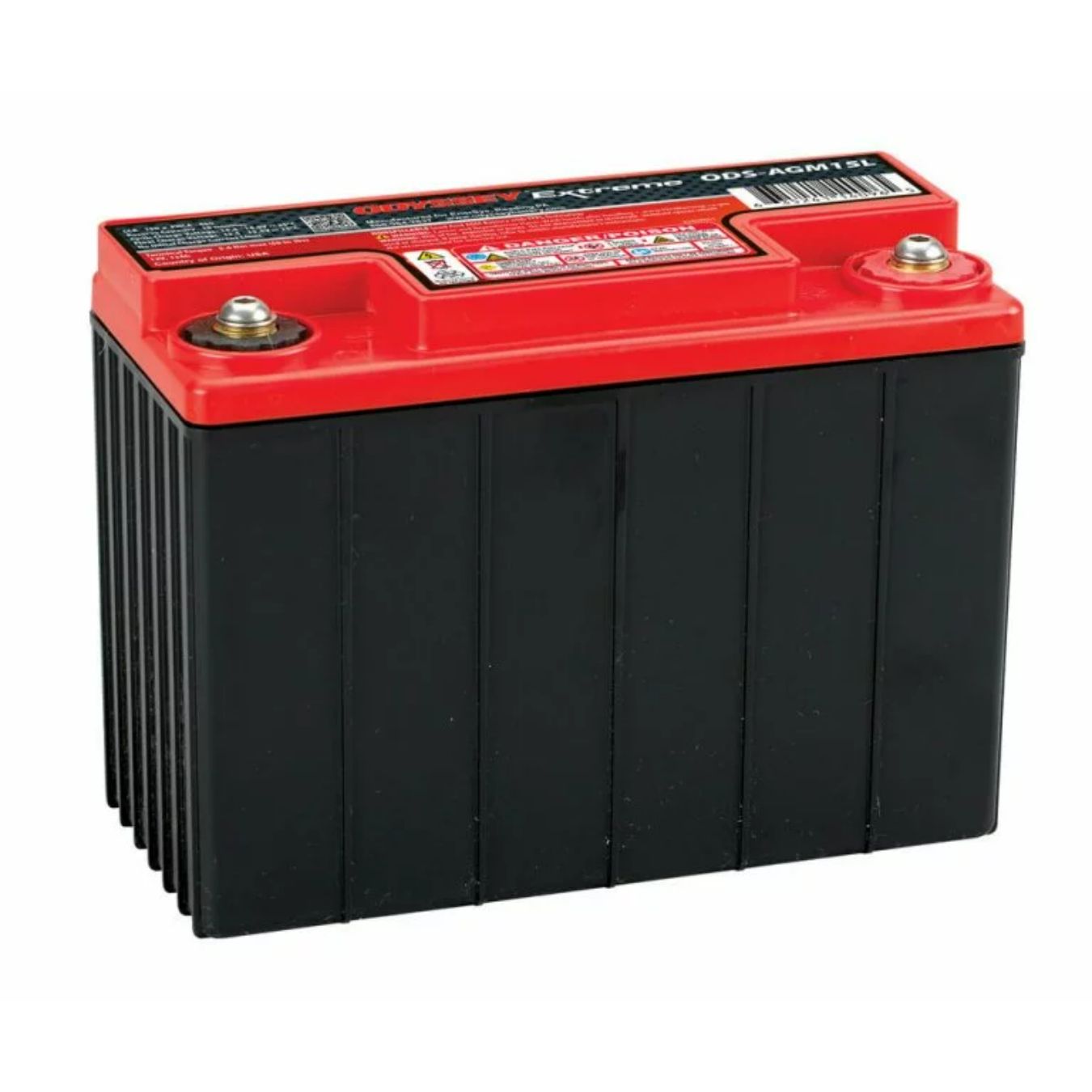 Batterie au plomb ODYSSEY PC545 Extrême Racing 20 13 A/h démarrage 545 A dimensions 177.8x85.6x131.3 mm