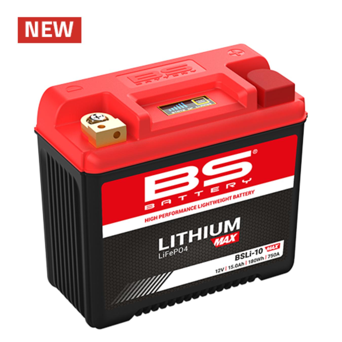 Batterie BS BATTERY BSLi-10 Max Lithium LiFePO4 15Ah 750A