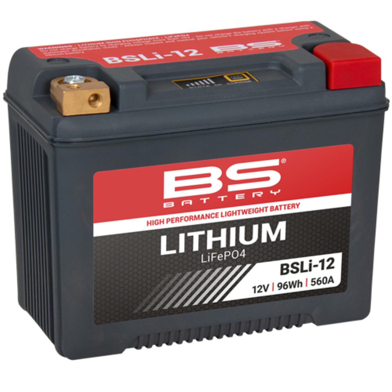 Batterie BS BATTERY BSLi-12 Lithium LiFePO4 8Ah 560A