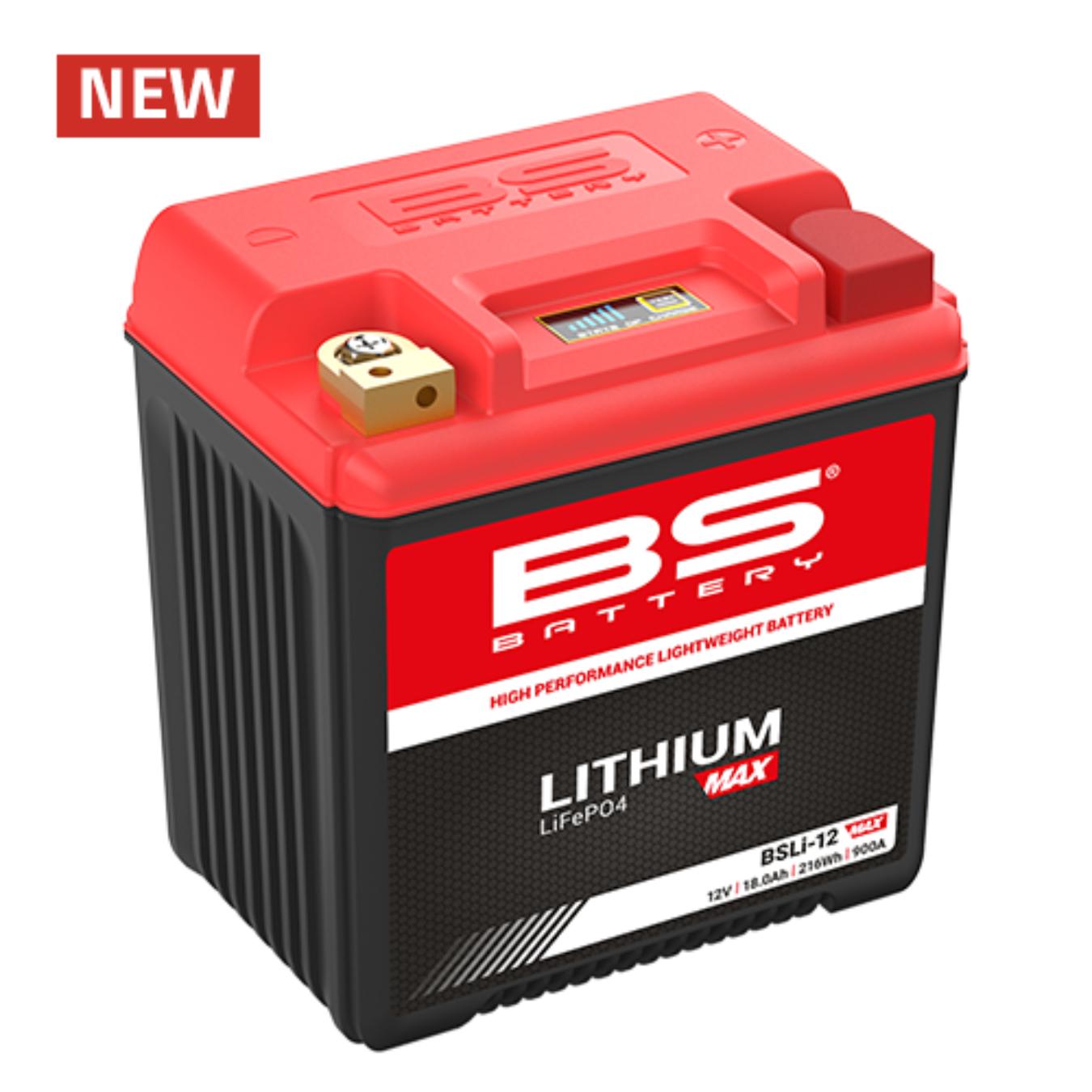 Batterie BS BATTERY BSLi-12 Max Lithium LiFePO4 18 Ah 900A