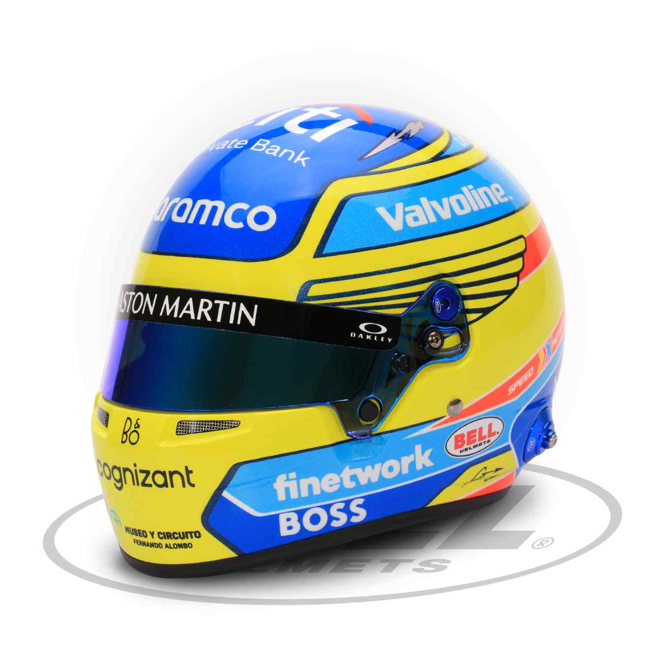 Miniature Casque BELL Fernando Alonso Saison 2023