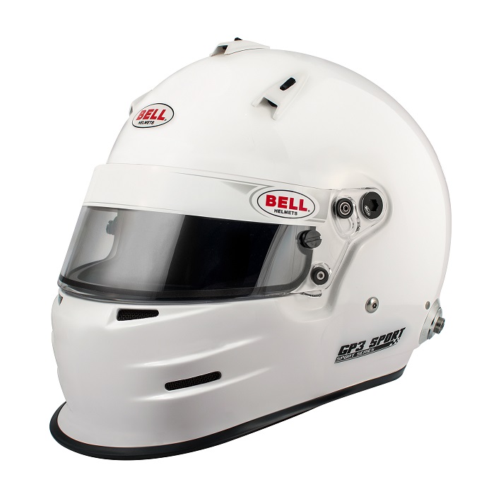 Casque FIA Intégral BELL GP3 Sport 8859-2015 blanc