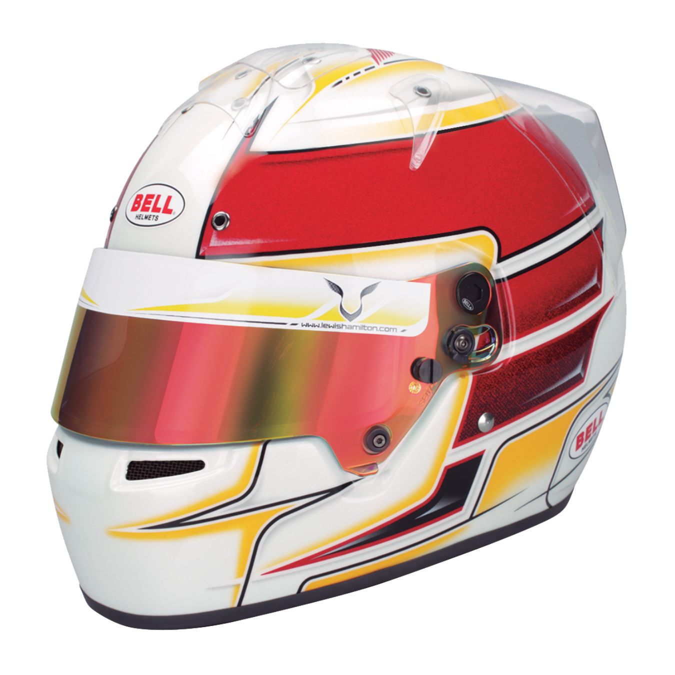 BELL KC7-CMR 2016 full face karting helmet. Lewis Hamilton edition - white  | ON ORECA Store