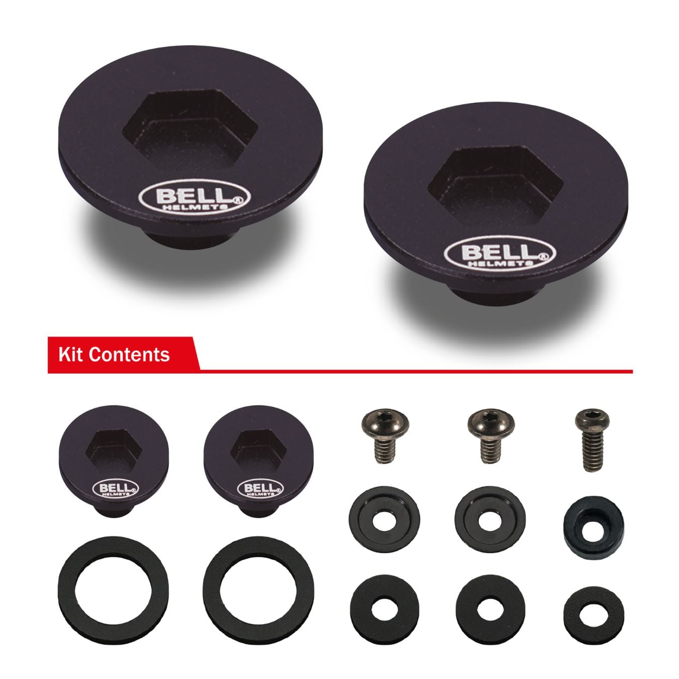 Kit visserie BELL pour visières SE03 et SE05