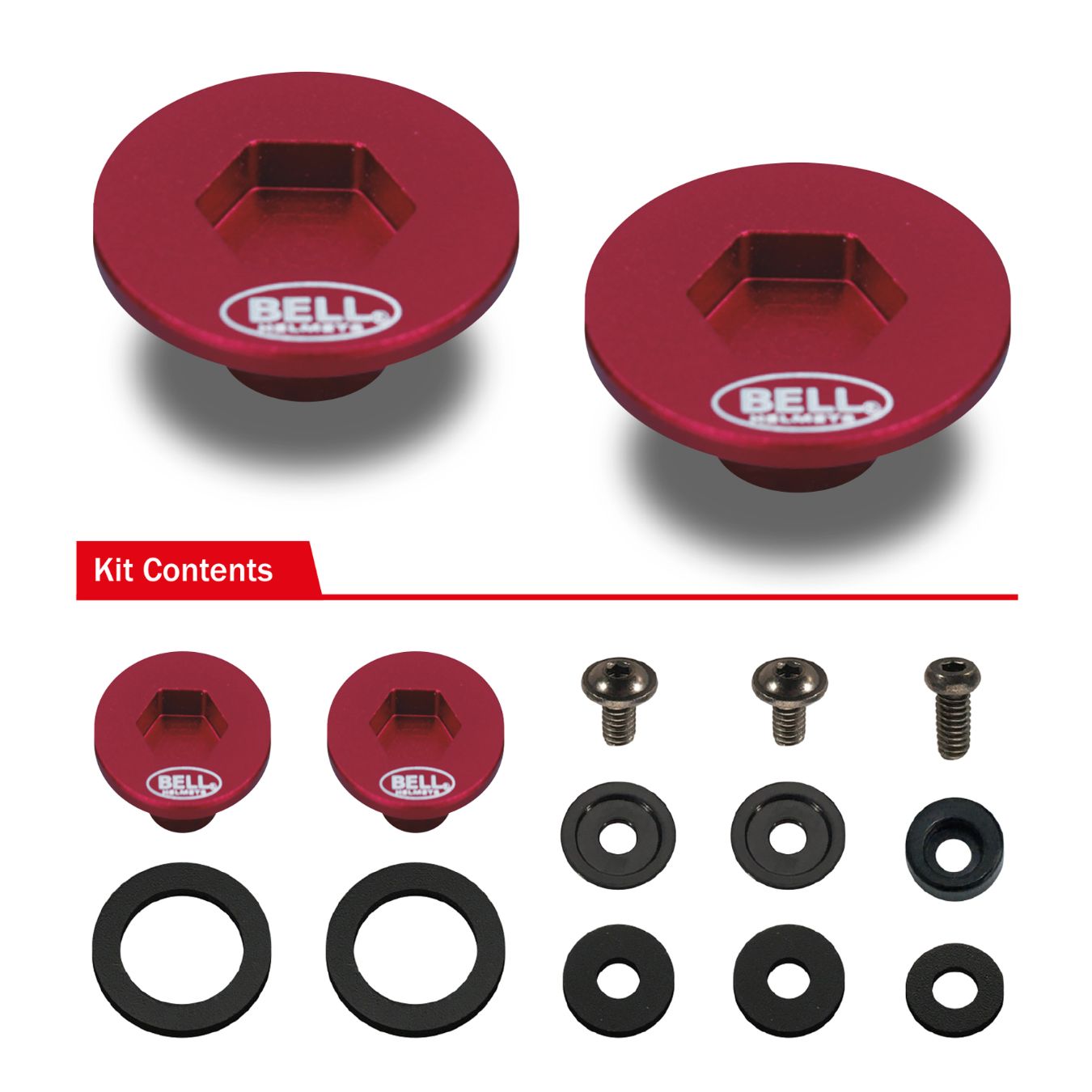 Kit visserie BELL pour visières SE03 et SE05