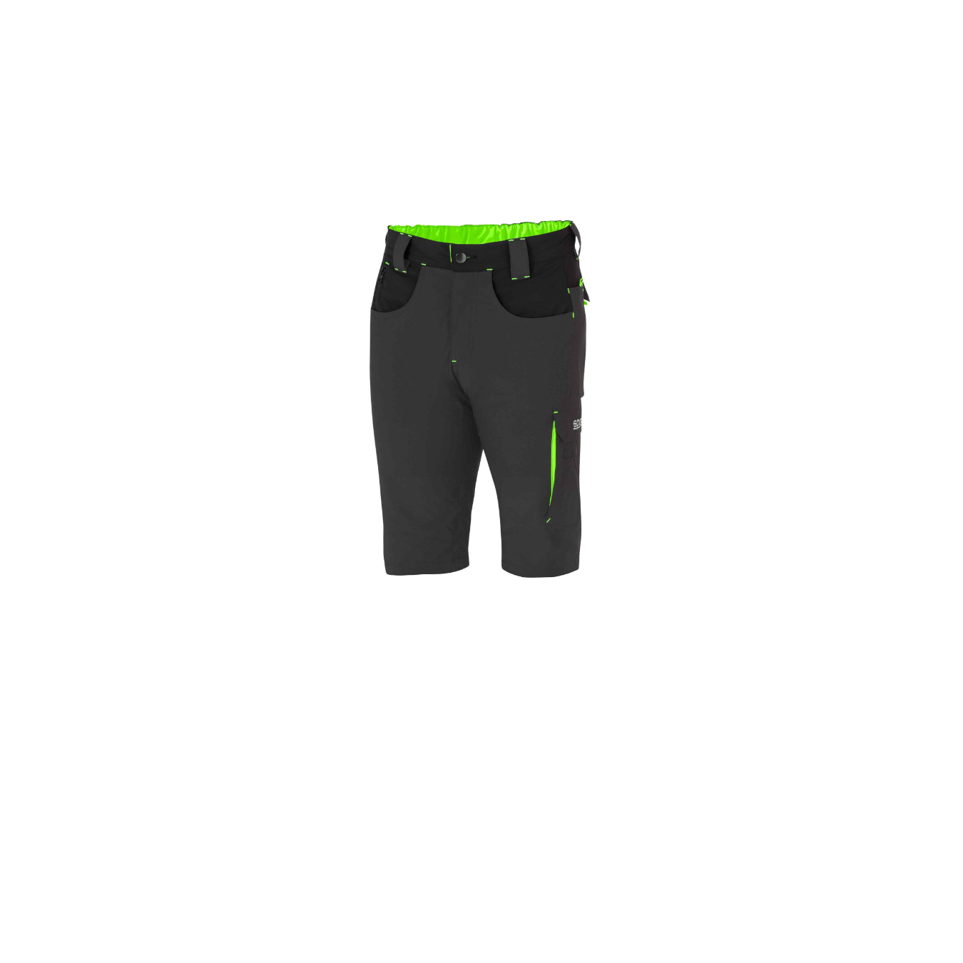 Bermuda Cargo mécanicien Leger TECH SPARCO Gris Vert Fluo