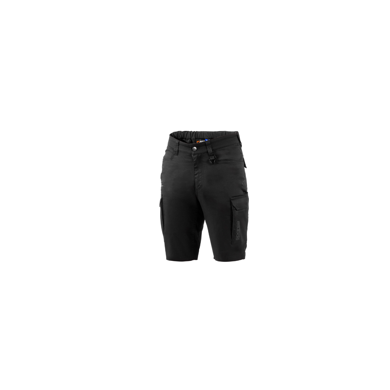 Bermuda Cargo mécanicien SPARCO en coton Noir