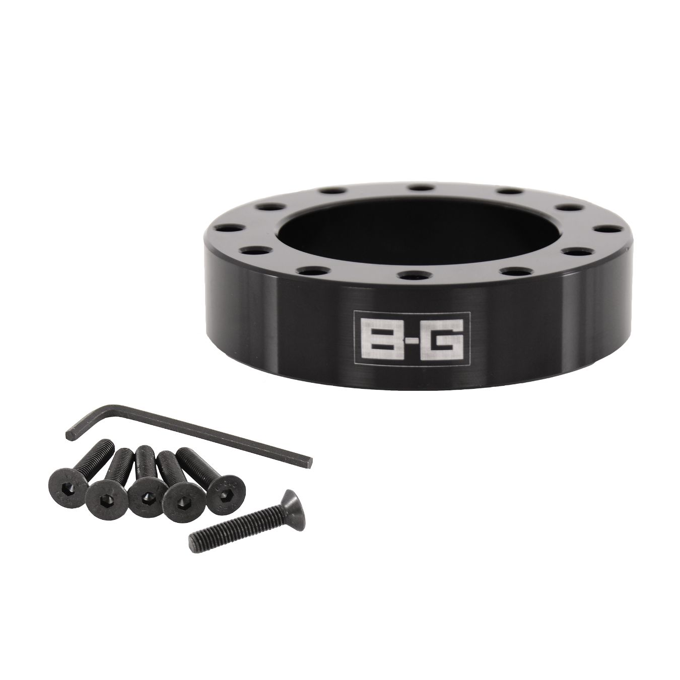 Cale de volant BG RACING épaisseur : 20mm 6X70 / 6X74 (avec vis)