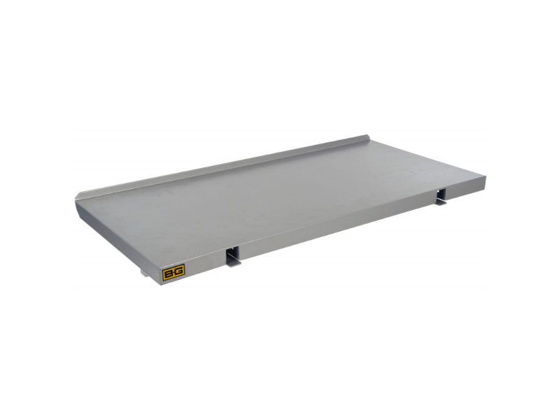 Table pliante murale thermolaquée grise BG RACING