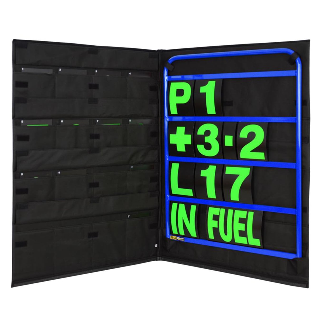 Kit panneautage BG RACING - Châssis standard bleu Vert