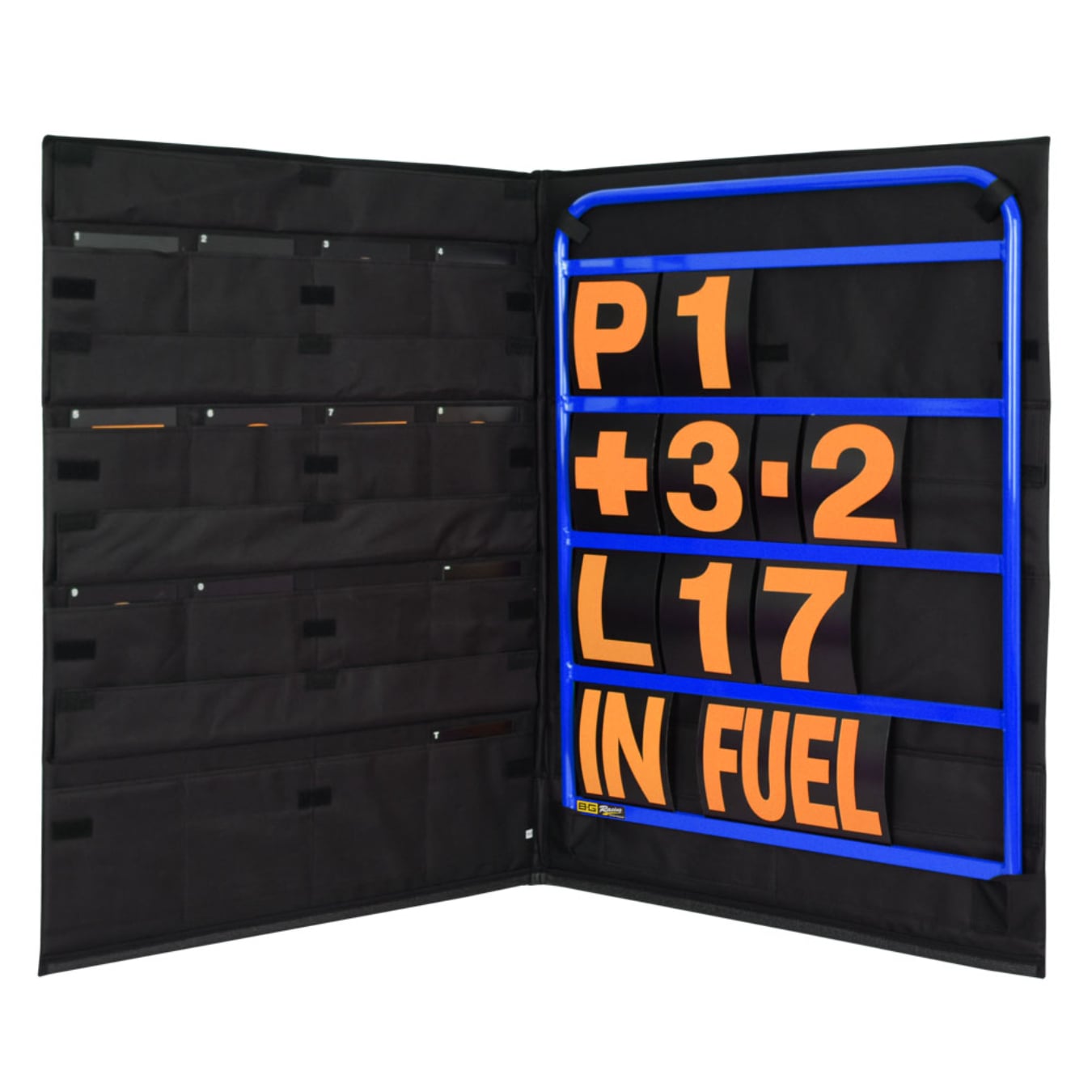 Kit panneautage BG RACING - Châssis standard bleu Orange