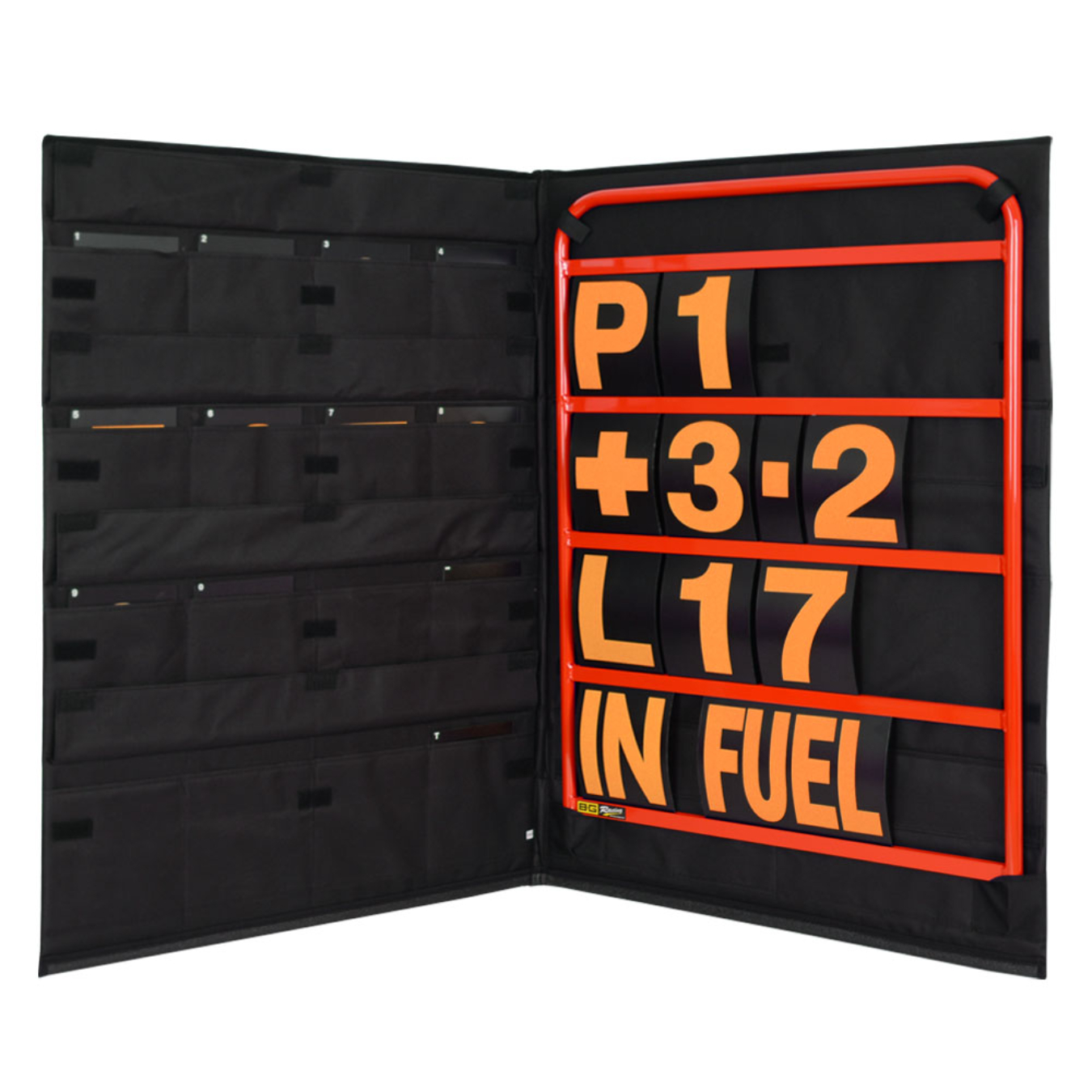 Kit de panneautage BG RACING - Châssis standard rouge Orange
