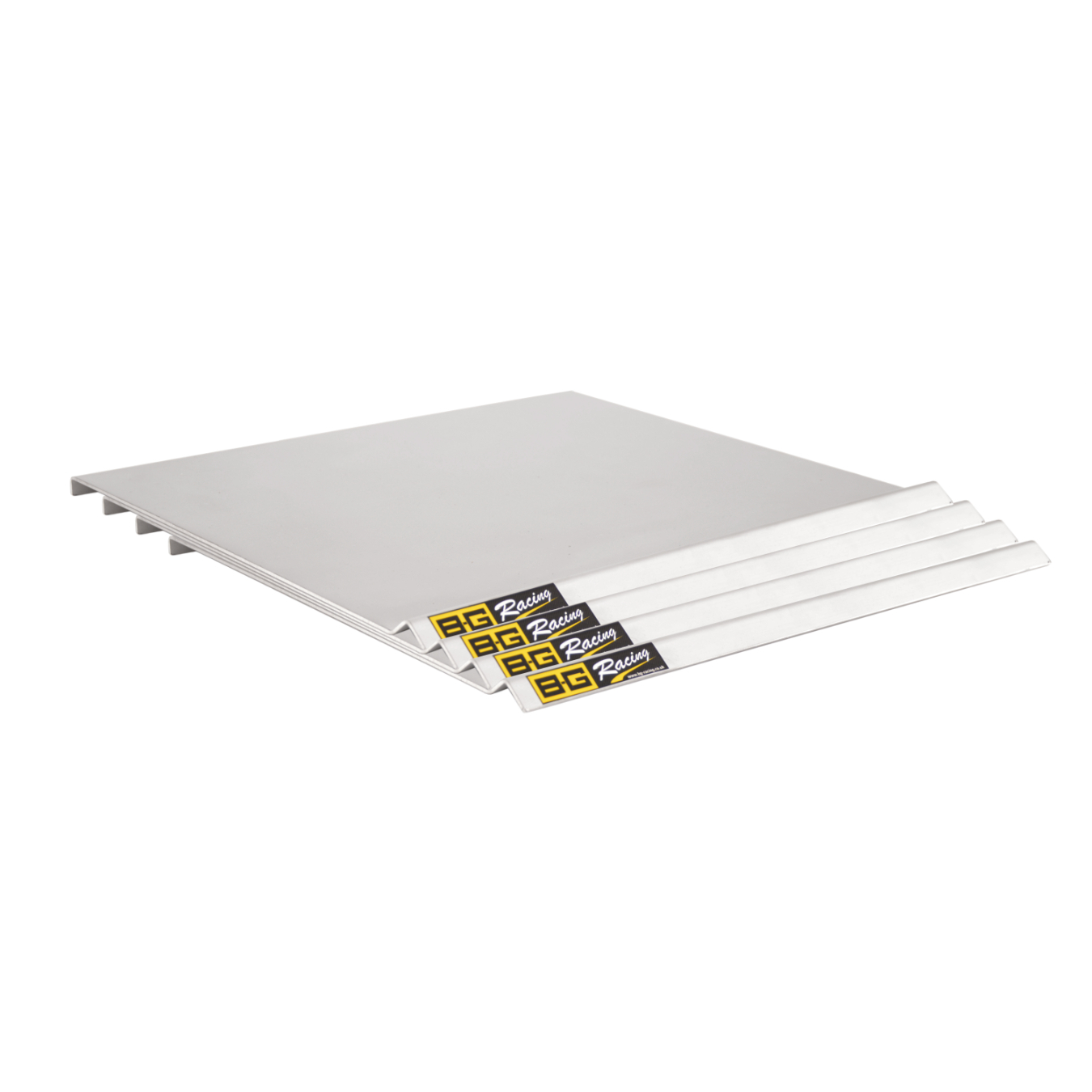 Plateaux de sécurite anti-dérapants en inox pour HUB STANDS x4 BG RACING