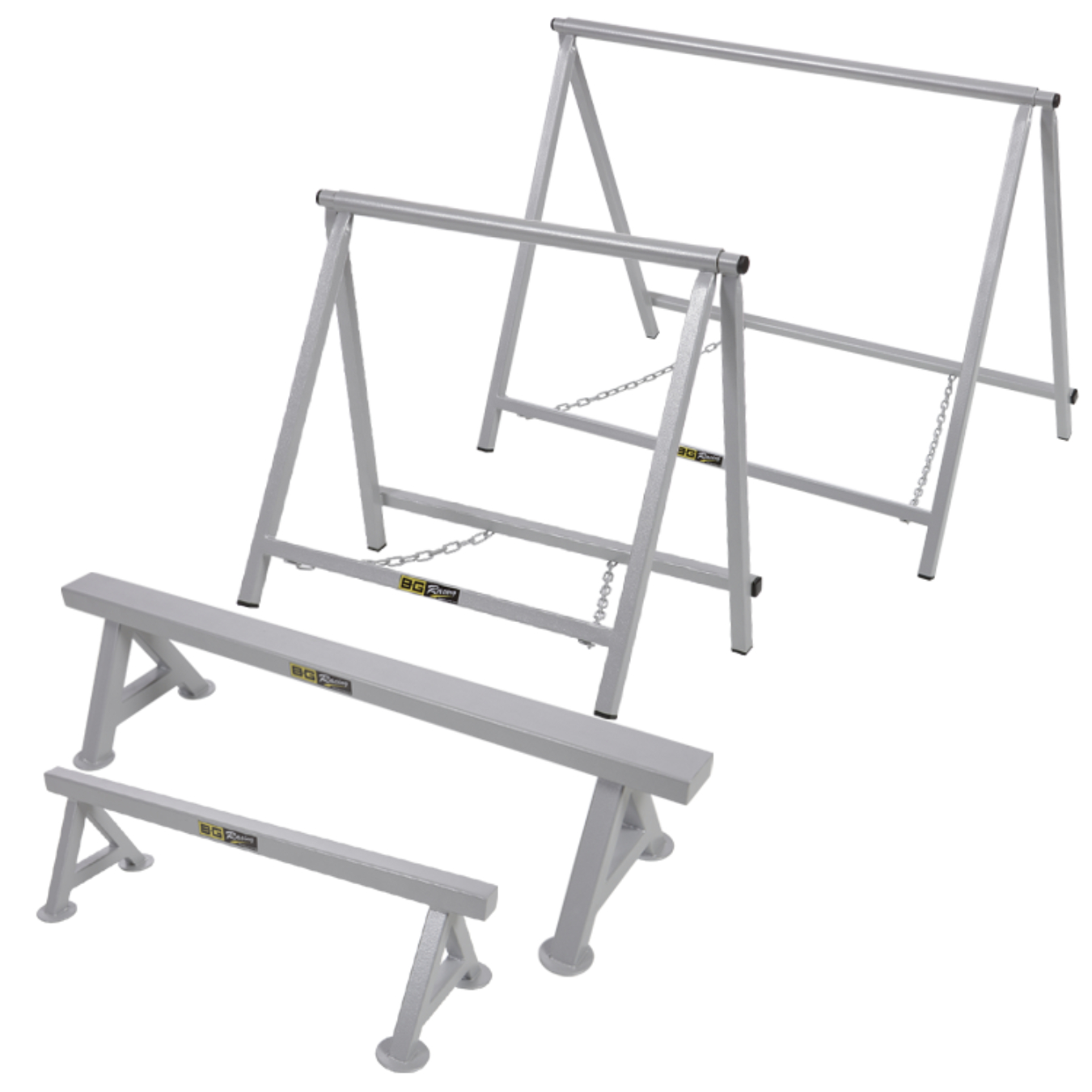 Tréteaux de stand en acier