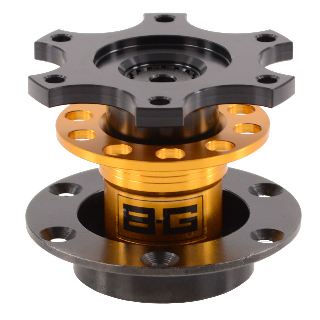 Quick system BG RACING à boulonner - entraxe 6x70mm - visserie fournie