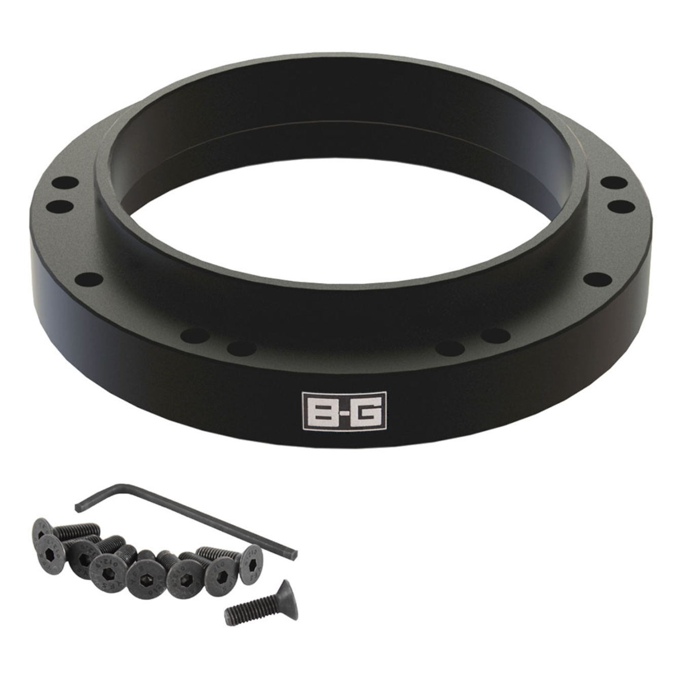 Entretoise de volant BG RACING - épaisseur 15mm entraxe 6x101 / 9x101.6 - Avec visserie