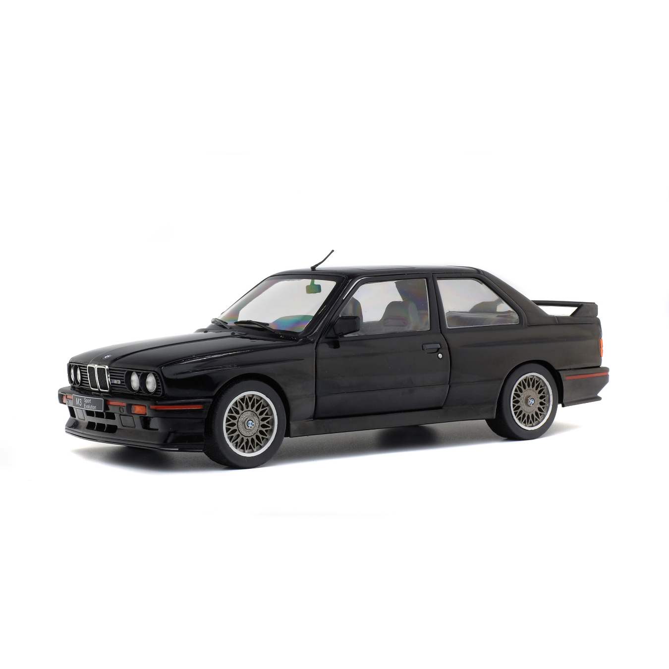 Miniature BMW M3 E30 EVO 1990 Noire - 1/18