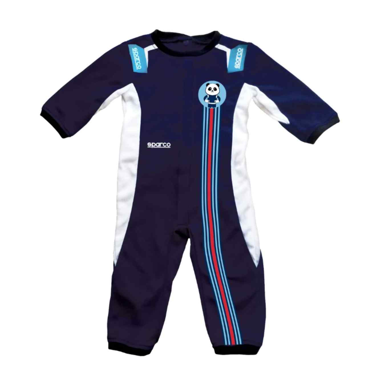 Combinaison SPARCO à rayures pour bébé