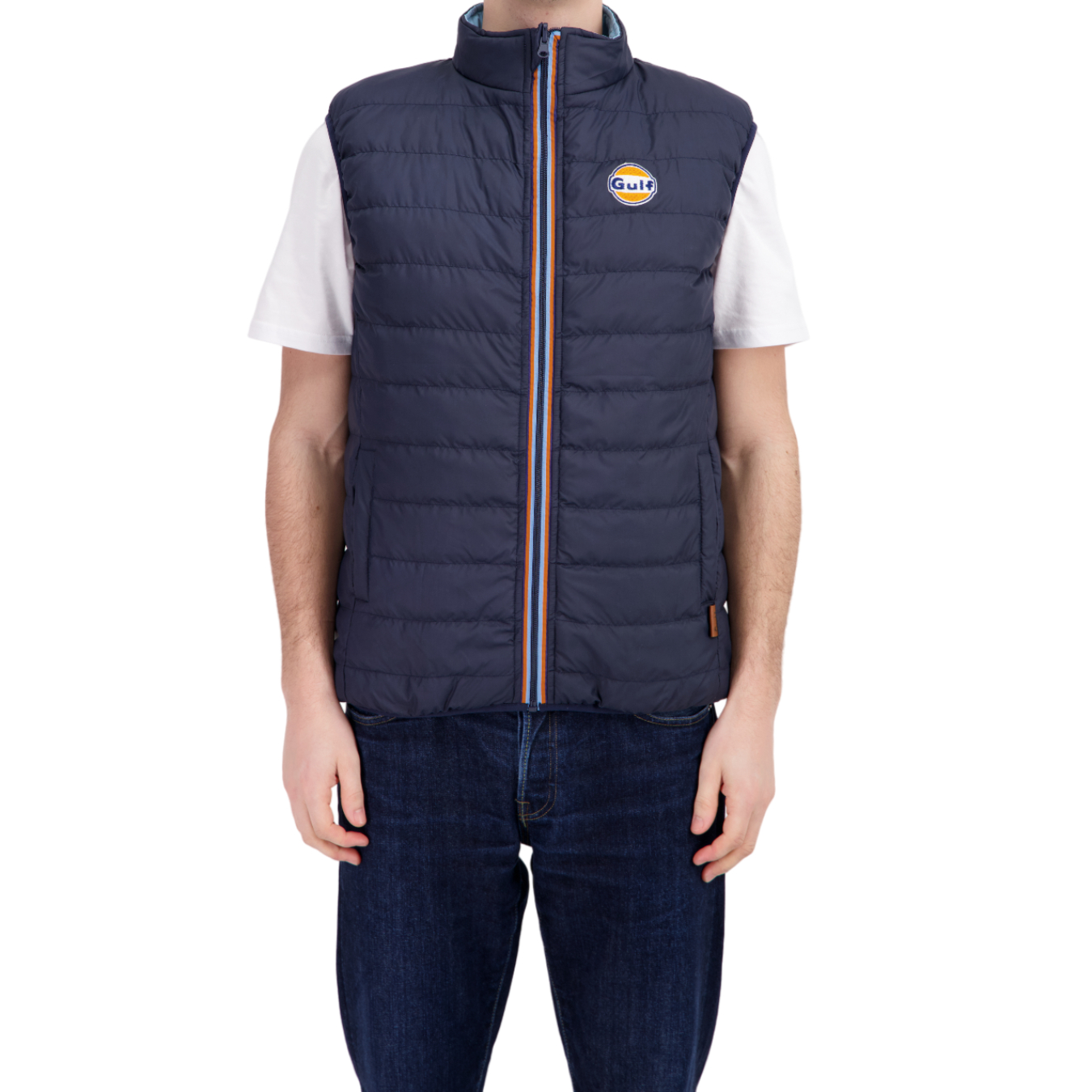 Bodywarmer Gulf Reverso Bleu Homme