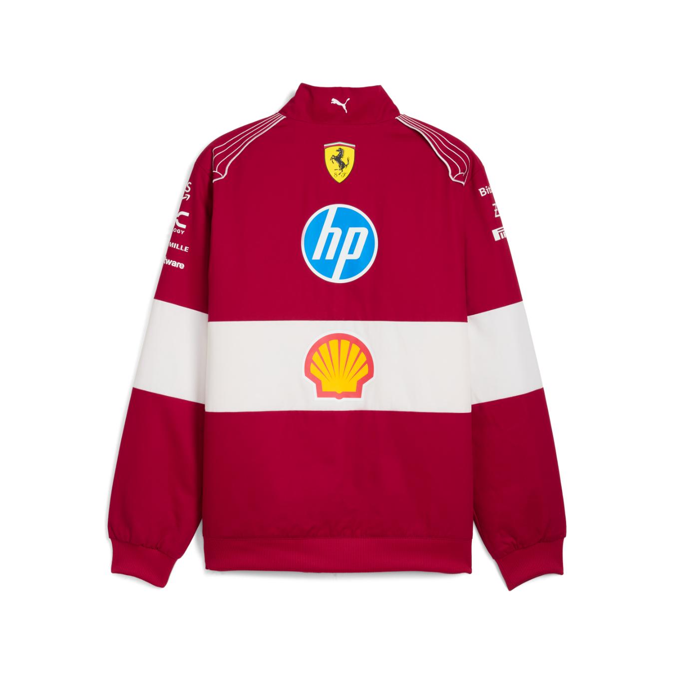 Men Scuderia Ferrari Vintage Jacket Dark Cherry | ON ORECA Store