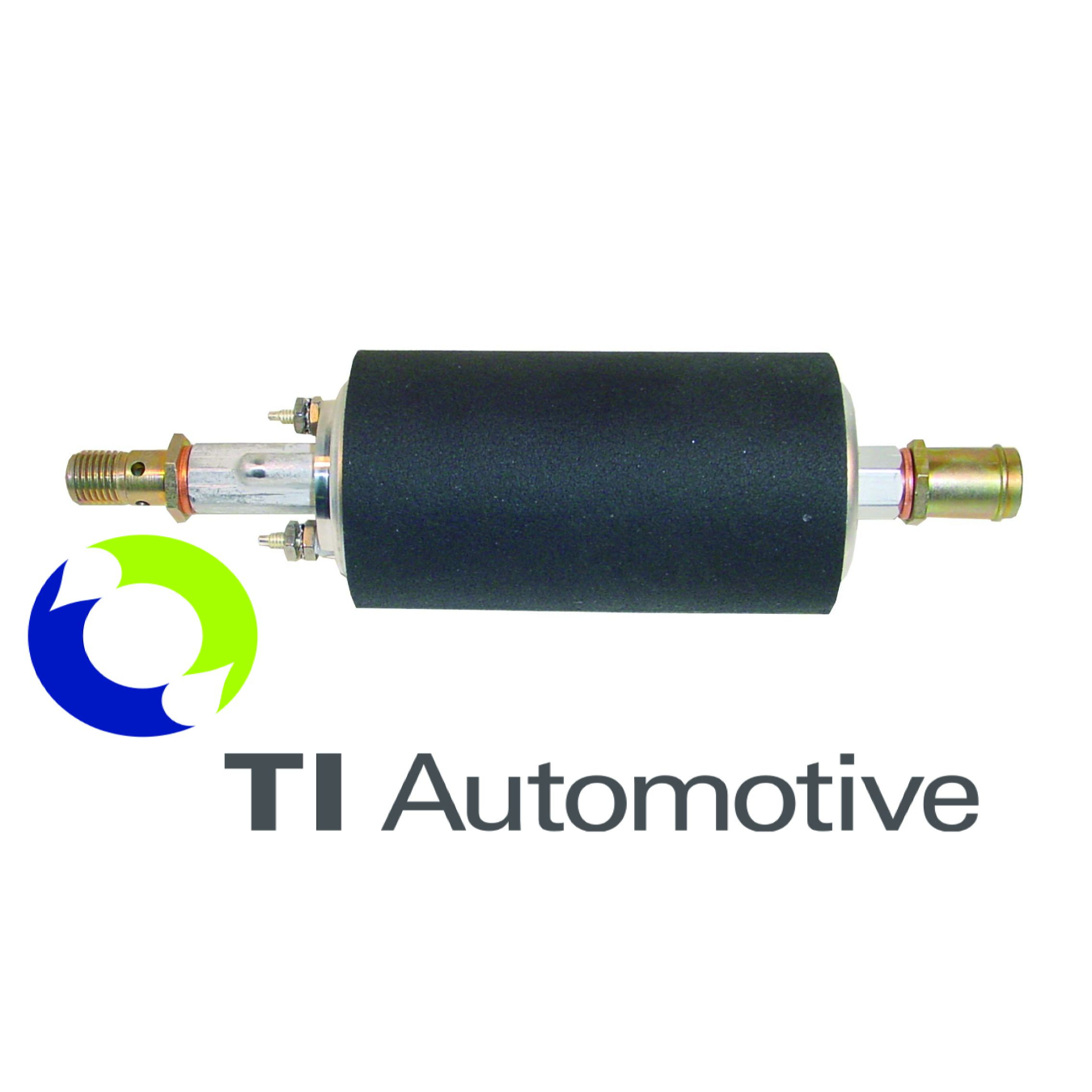 Pompe à essence haute pression TI AUTOMOTIVE 6.5 bars tube 15mm et sortie banjo 12x150