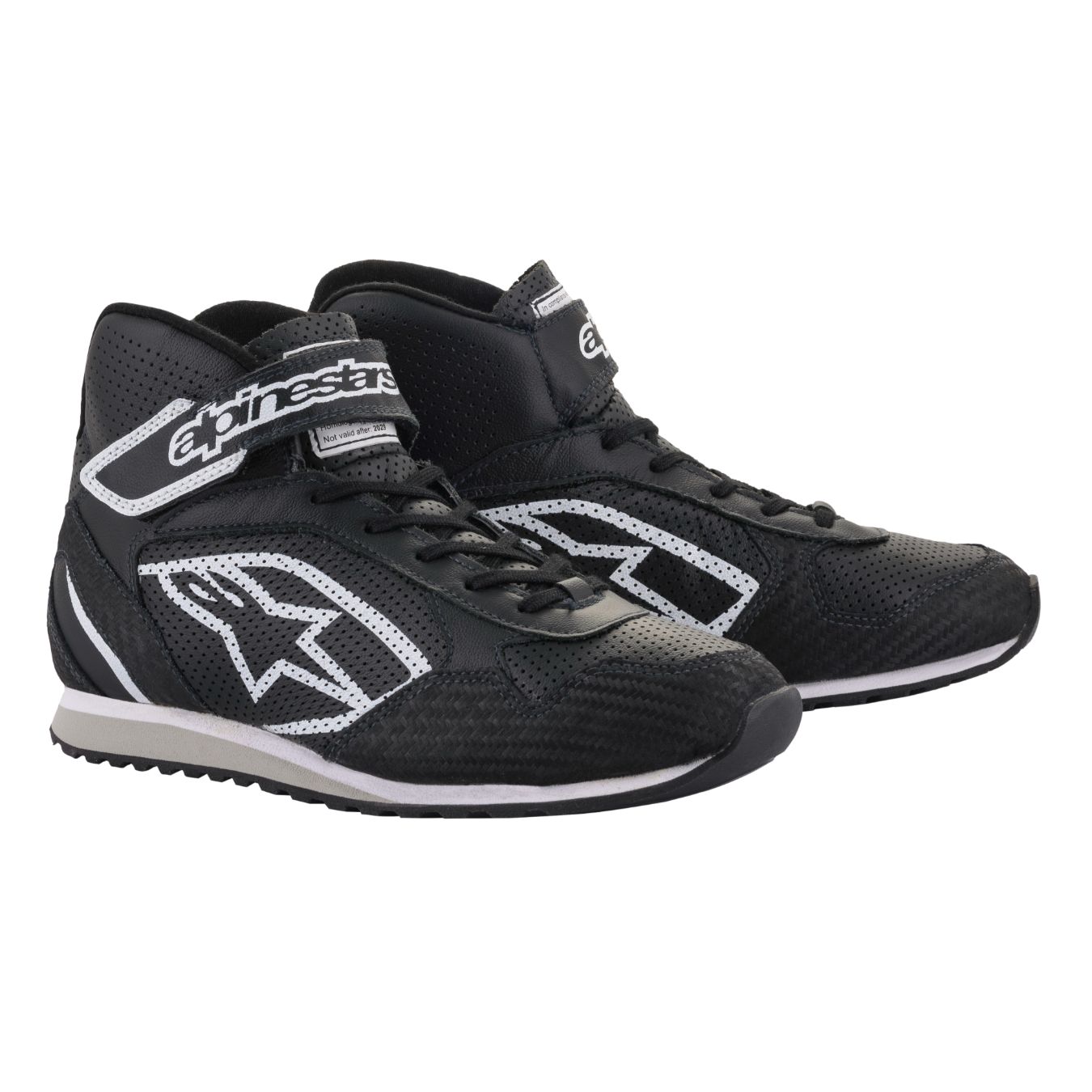 Bottines FIA ALPINESTARS Radar noir/blanc